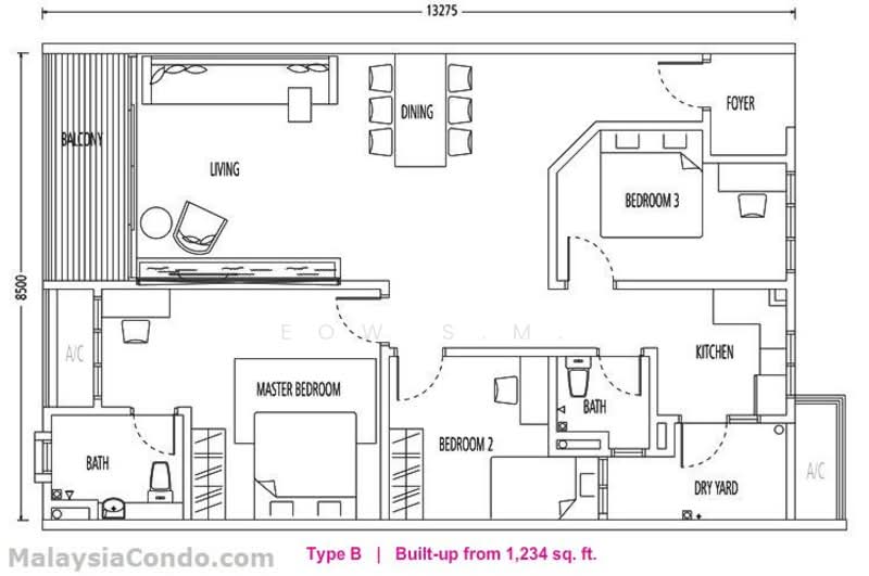 Condominium for Sale at Ampang Putra Residency - EOW S.M. - PropertyGuru.com.my