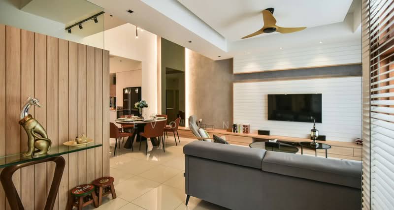 Rumah Teres 2-Tingkat untuk Dijual di Bandar Springhill (Jimah) - Evon Ng - Living Room - PropertyGuru.com.my