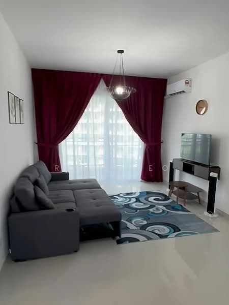 Kondominium untuk Disewa di Ataraxia Park @ Forest City - Robin Teo - Living Room - PropertyGuru.com.my
