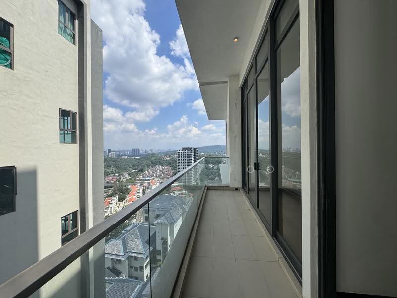 Kediaman Servis untuk Disewa di Ken Bangsar - Ashley Foo - 3rd Bedroom Balcony - PropertyGuru.com.my