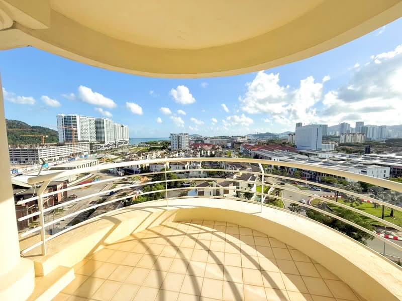 Condominium for Rent at Gold Coast Resort Condominium - Andrew Chow - Balcony - PropertyGuru.com.my