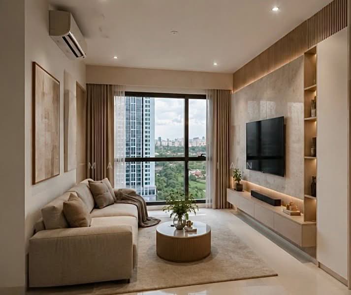 Service Residence for Rent at Edelweiss @ Tropicana Gardens - Marc Alfian - Living Room - PropertyGuru.com.my