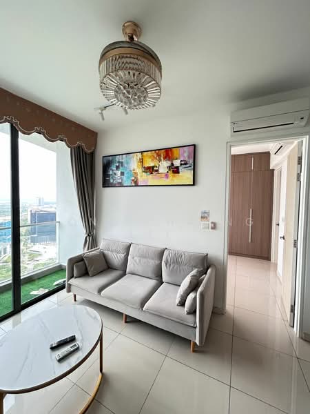 Service Residence for Rent at The M @ Medini Macrolink - Hong Charng Lee - Living Room - PropertyGuru.com.my