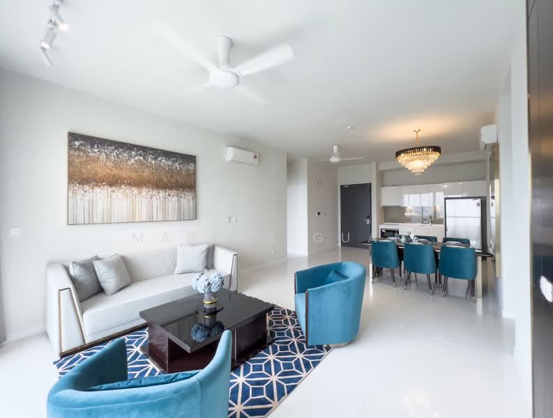 Servis Apartment untuk Dijual di Service Suites @ Pavilion Embassy - Marcus Guan - Living Room - PropertyGuru.com.my