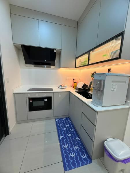 Kondominium untuk Disewa di Queens Residences Q1 @ Queens Waterfront - Apple Yeap - Kitchen - PropertyGuru.com.my