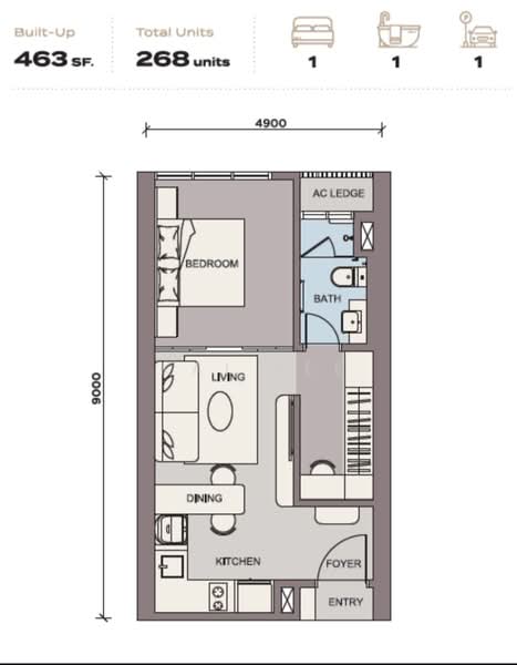Servis Apartment untuk Dijual di Skypark Kepler @ Lido Waterfront Boulevard - Kai Lee - PropertyGuru.com.my