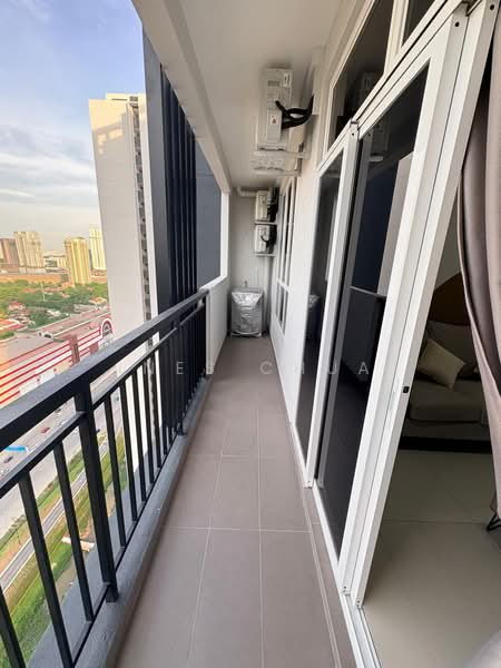 Service Residence for Rent at TRELLIS RESIDENCES - Ines Chua - Balcony - PropertyGuru.com.my