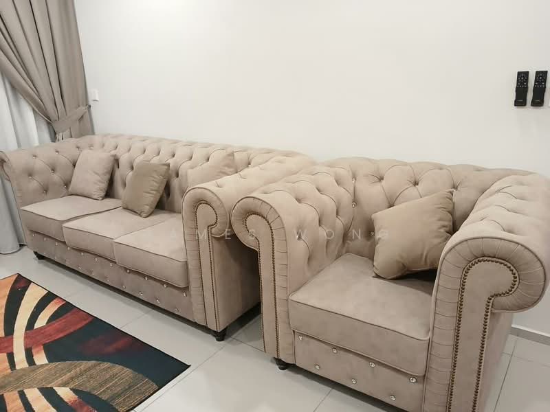 Kondominium untuk Disewa di Sky Awani Residensi 4 - James Wong - Living Room - PropertyGuru.com.my