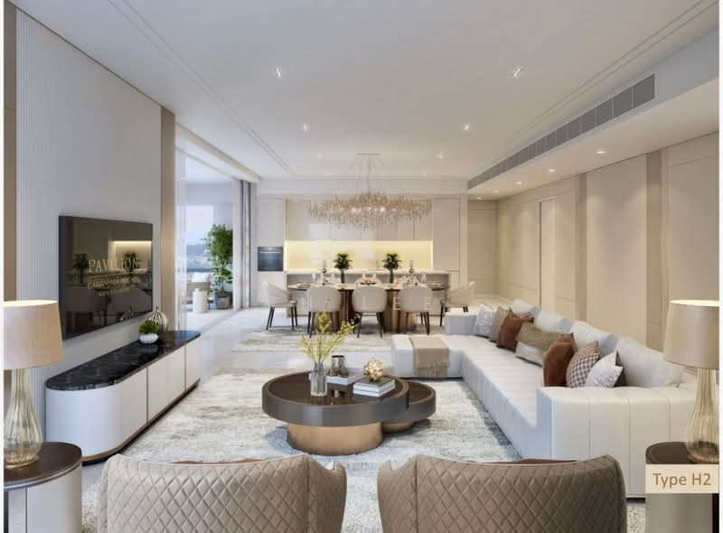 Servis Apartment untuk Dijual di Pavilion Damansara Heights - TH Lee - Living Room - PropertyGuru.com.my