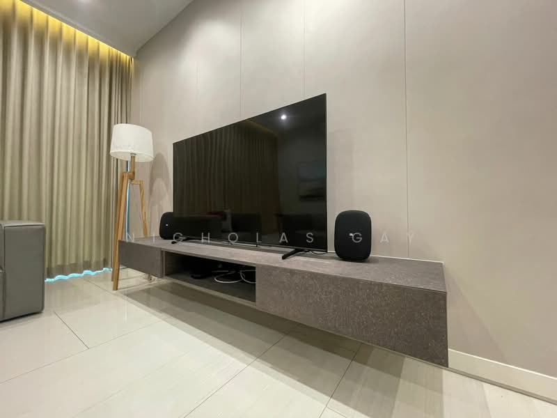 Condominium for Sale at One Central Park - Nicholas Gay - Living Room - PropertyGuru.com.my