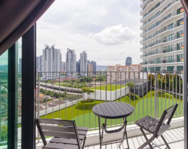 Service Residence for Rent at Datum Jelatek Residence - Deela Ibrahim - Balcony - PropertyGuru.com.my