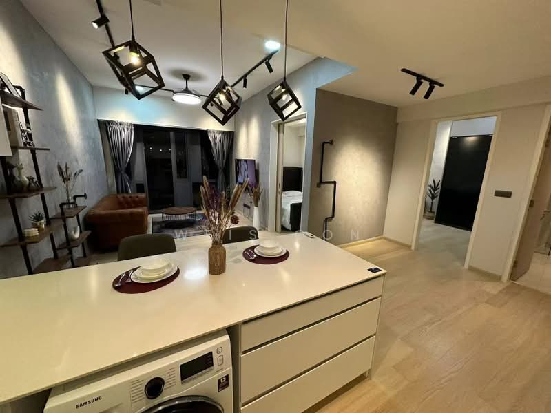 Service Residence for Sale at Star Residences Two - Weis Oon - Living Room - PropertyGuru.com.my