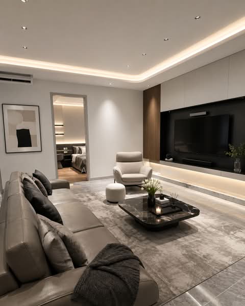 Kondominium untuk Dijual di The Shang Residence @ Kuchai Lama - Jack Lee - Living Room - PropertyGuru.com.my