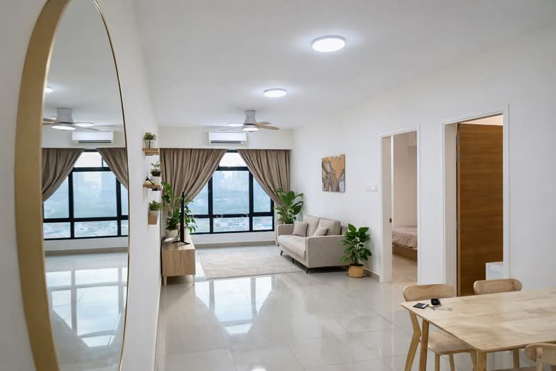 Service Residence for Rent at Pearl Suria - Jess Seah - Living Room - PropertyGuru.com.my