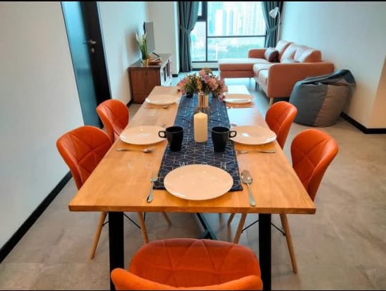 Service Residence for Rent at Opus KL - KC Wong - Living Room - PropertyGuru.com.my