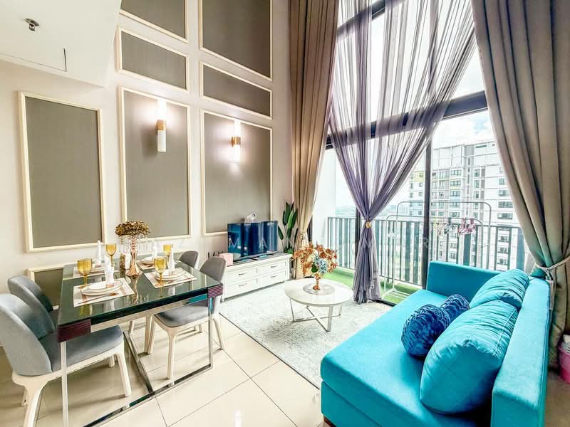 Service Residence for Sale at i-SOHO @ i-City - Hazeman Omar - Living Room - PropertyGuru.com.my