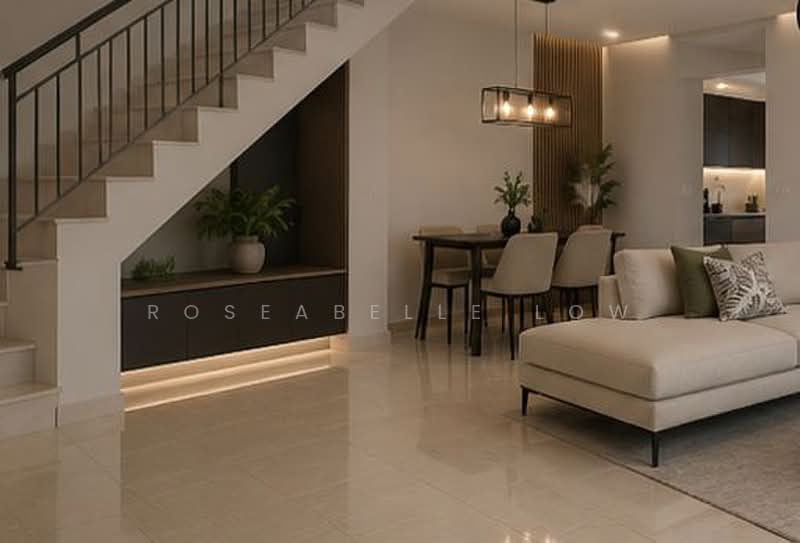 Rumah Teres 2 Tingkat untuk Dijual di Dengkil (Selangor) - Roseabelle Low - Living Room - PropertyGuru.com.my