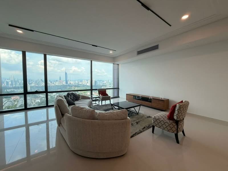 Servis Apartment untuk Disewa di Crown Residences @ Pavilion Damansara Heights - Chester Tan - Living Room - PropertyGuru.com.my