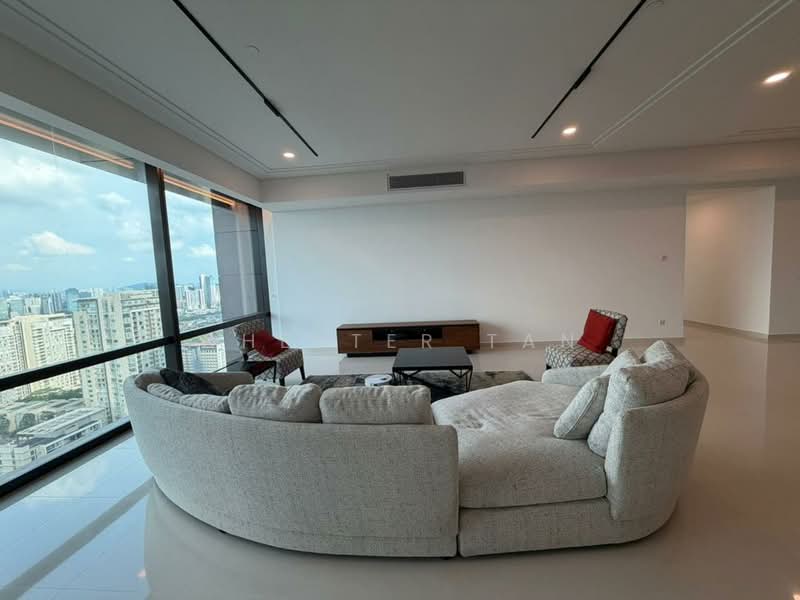 Servis Apartment untuk Disewa di Crown Residences @ Pavilion Damansara Heights - Chester Tan - Living Room - PropertyGuru.com.my