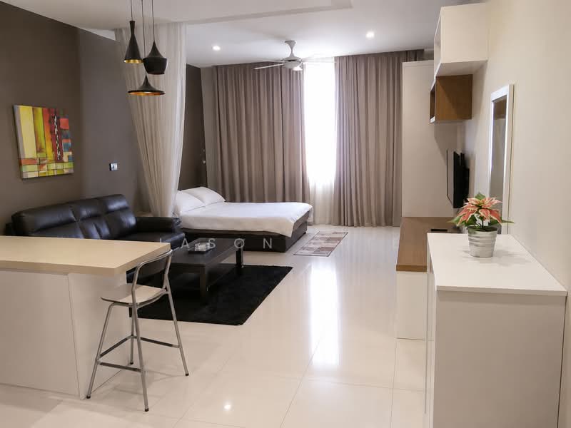 Servis Apartment untuk Disewa di Vue Residences - Jason Chee - Living Room - PropertyGuru.com.my