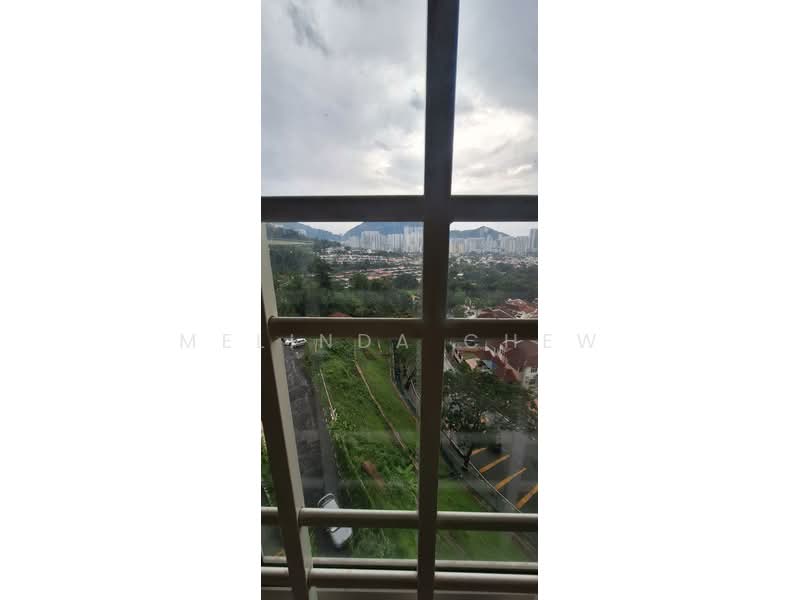 Condominium for Rent at Regency Heights Condo - Melinda Chew - Bedroom window view - PropertyGuru.com.my