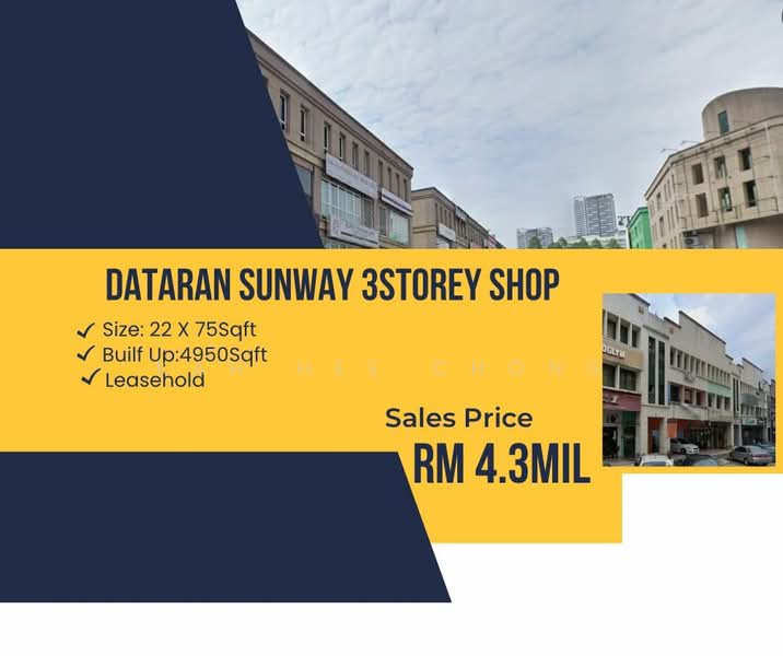 Kedai / Pejabat untuk Dijual di Petaling Jaya (Selangor) - Kah Hee Chong - PropertyGuru.com.my