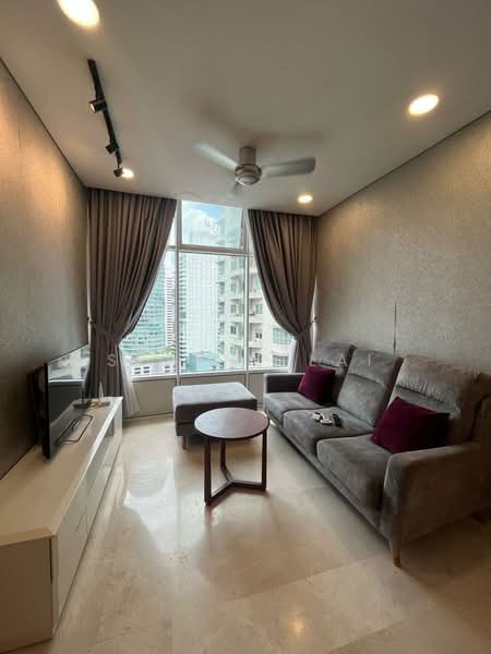 Service Residence for Rent at Sky Suites @ KLCC - Serene Lai - Living Room - PropertyGuru.com.my