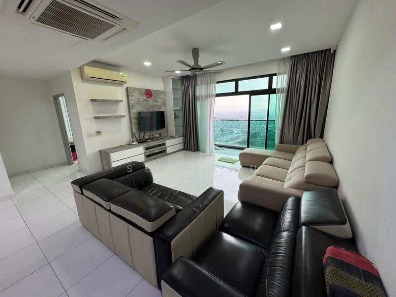 Servis Apartment untuk Dijual di Sky Loft Premium Suites - Sean Lau - Living Room - PropertyGuru.com.my