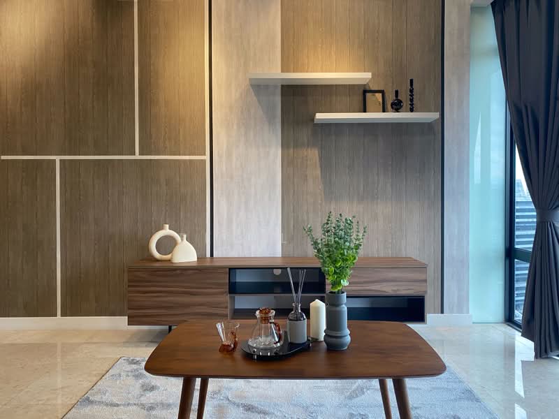 Service Residence for Rent at Anggun Residences - Pearl Ho - Living Room - PropertyGuru.com.my