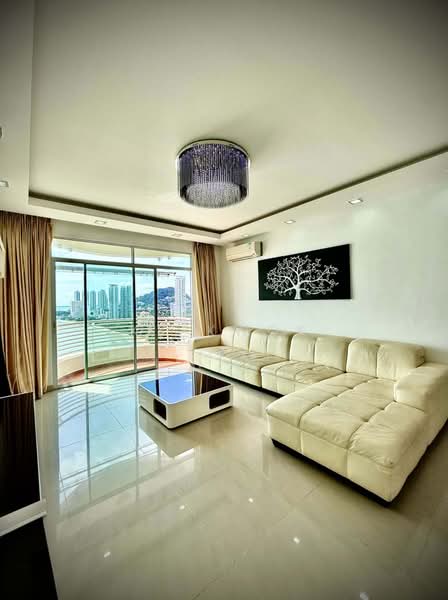 Kondominium untuk Disewa di The Waterfront Condominium - KK Kwok - Living Room - PropertyGuru.com.my