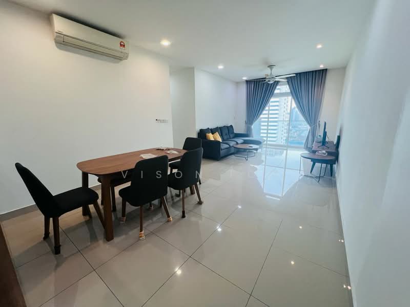 Service Residence for Rent at Twin Galaxy (Dwi Galaksi) - Vison Foo - Living Room - PropertyGuru.com.my