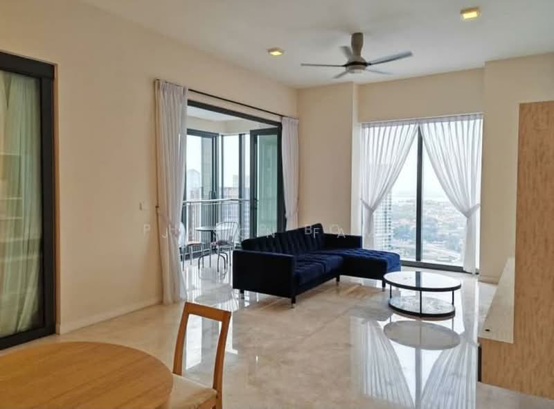 Servis Apartment untuk Disewa di The Astaka @ 1 Bukit Senyum - Jason Fam - Living Room - PropertyGuru.com.my