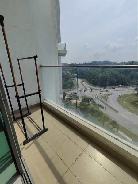 Service Residence for Rent at Cybersquare - Derick Wu - Balcony - PropertyGuru.com.my