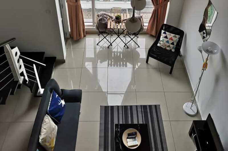 Servis Apartment untuk Disewa di The Scott Garden SOHO - JJ Lim - Living Room - PropertyGuru.com.my