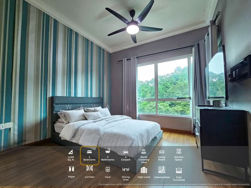 Servis Apartment untuk Disewa di Metropolitan Square - Wawa Leong - Bedroom - PropertyGuru.com.my