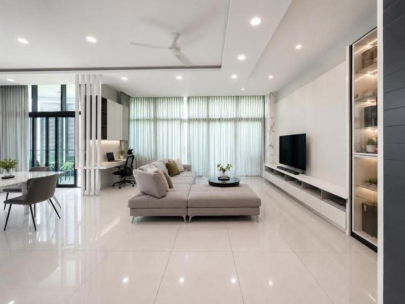 Kondominium untuk Dijual di Tropicana Grande - Dila Yap - Living Room - PropertyGuru.com.my