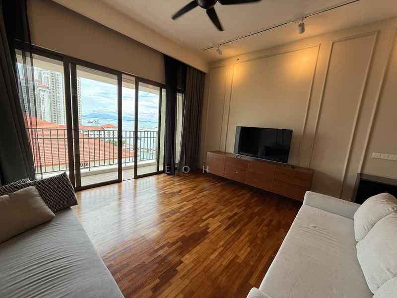 Servis Apartment untuk Dijual di Straits Residences - Yeoh . - Living Room - PropertyGuru.com.my