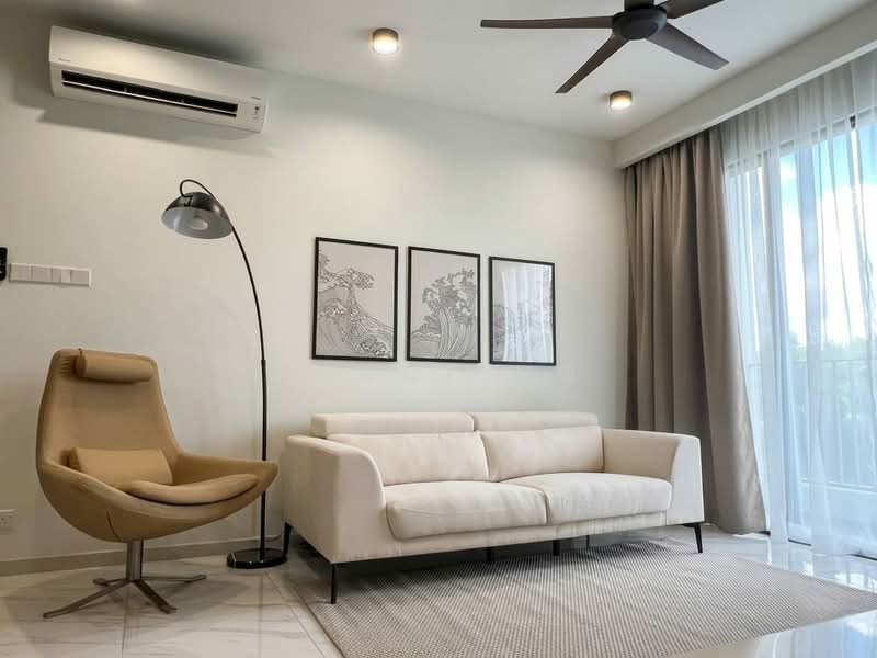 Condominium for Rent at South Brooks - Grace Ho - Living Room - PropertyGuru.com.my