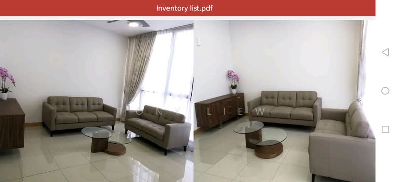 Condominium for Rent at KL Gateway Residences - Tony Liew - Living Room - PropertyGuru.com.my