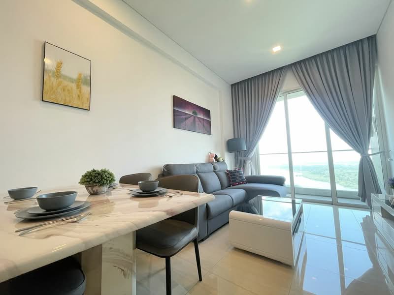 Servis Apartment untuk Disewa di Puteri Cove Residences - KK Koh - Living Room - PropertyGuru.com.my