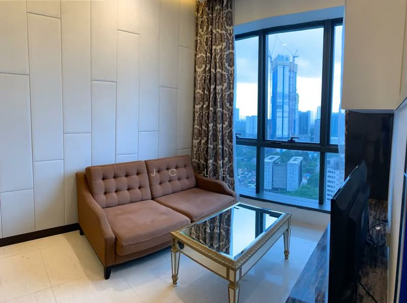 Service Residence for Sale at Dorsett Residences Bukit Bintang - JC Lee - Living Room - PropertyGuru.com.my