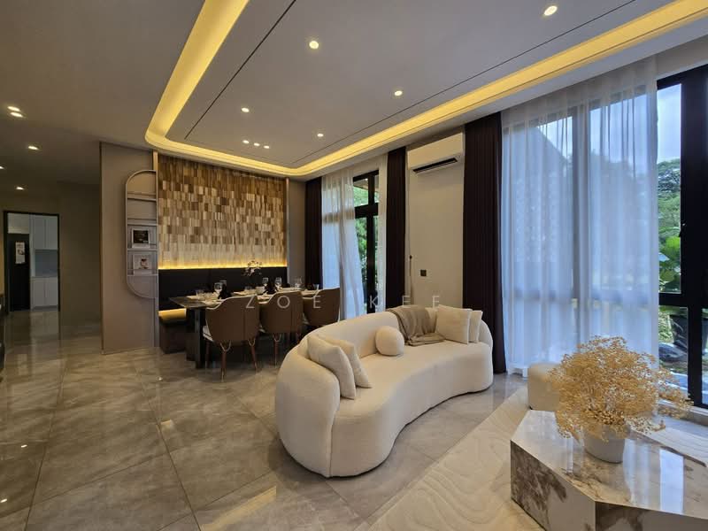 Rumah Teres 3 Tingkat untuk Dijual di Leisure Farm (Gelang Patah) - Zoe Kee - Living Room - PropertyGuru.com.my