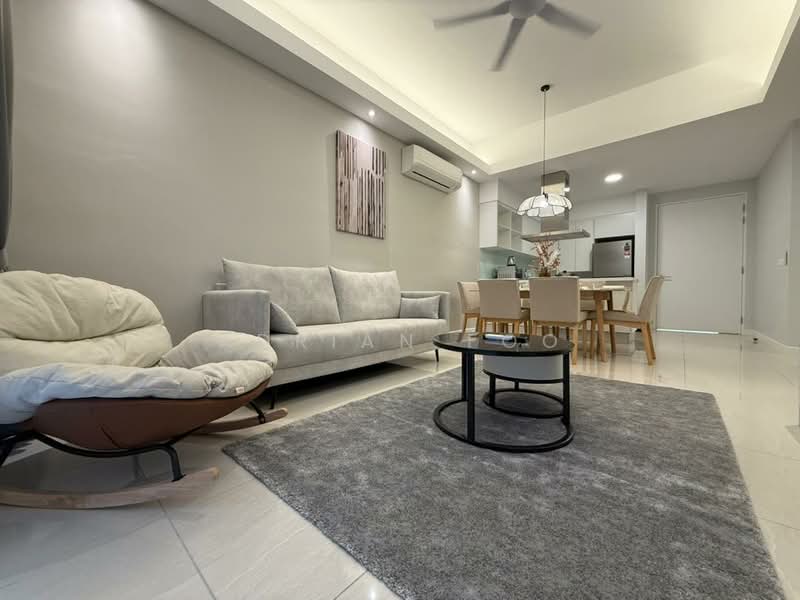 Servis Apartment untuk Disewa di The Sentral Suites - Adrian Foo - Living Room - PropertyGuru.com.my