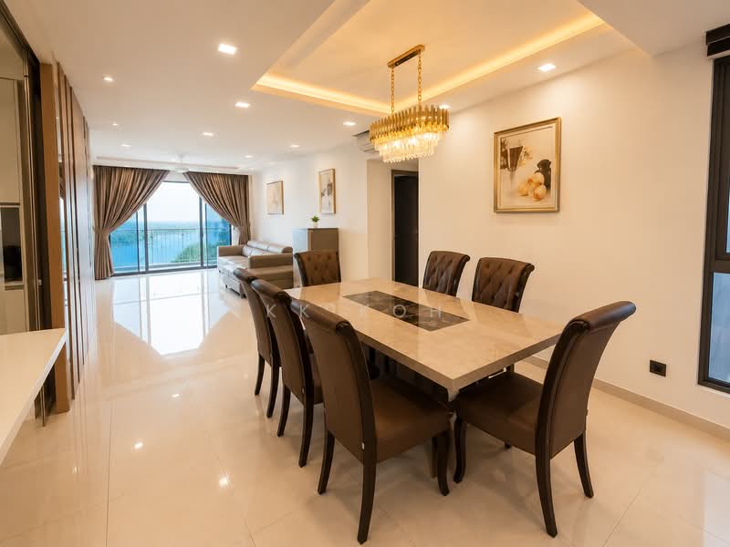 Condominium for Rent at Teega Residences - KK Koh - Living Room - PropertyGuru.com.my