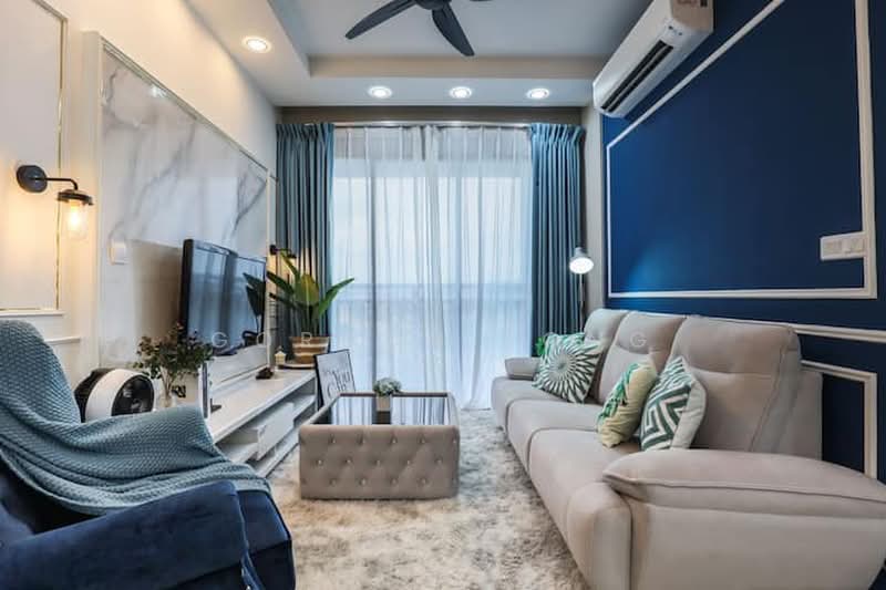 Kondominium untuk Disewa di Platinum Arena - Gordon Tong - Living Room - PropertyGuru.com.my