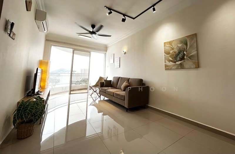 Condominium for Rent at Gurney Park Condominium - Amanda Phoon - Living Room - PropertyGuru.com.my