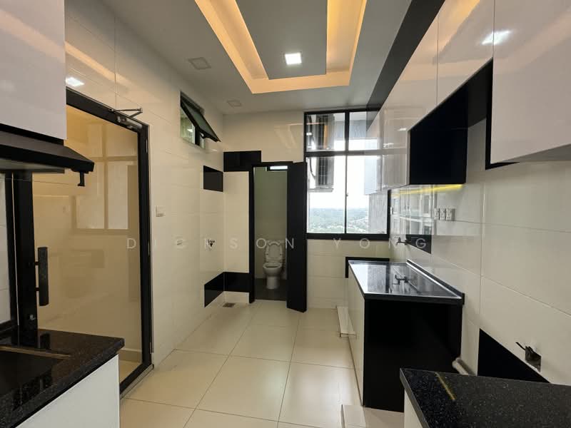 Service Residence for Sale at D'Summit Residences - Dickson Yong - Kitchen & Toilet - PropertyGuru.com.my