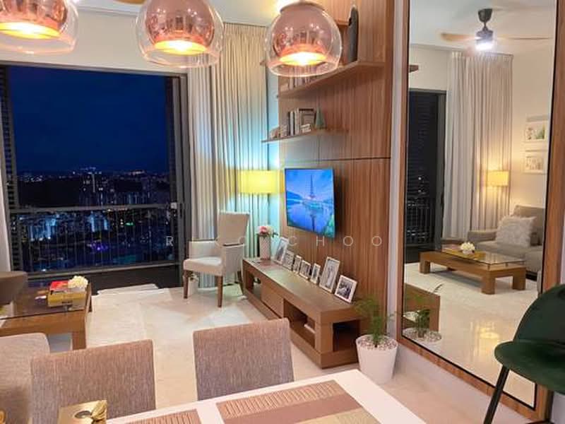 Servis Apartment untuk Dijual di Vogue Suites One - Riko Choo - Living Room - PropertyGuru.com.my
