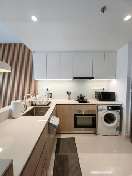 Servis Apartment untuk Disewa di Mitsui Serviced Suites - Aiki Wong - Kitchen - PropertyGuru.com.my