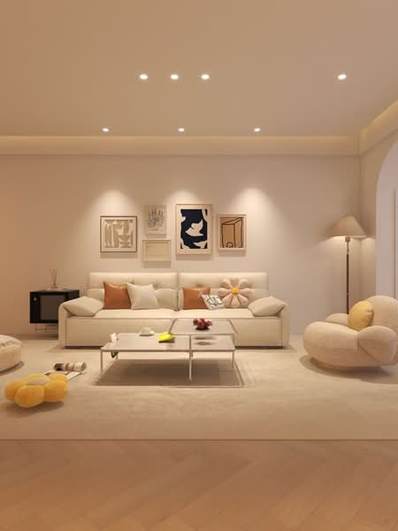 Service Residence for Sale at Continew - Max . - Living Room - PropertyGuru.com.my